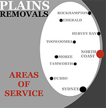 Plains removals service area map